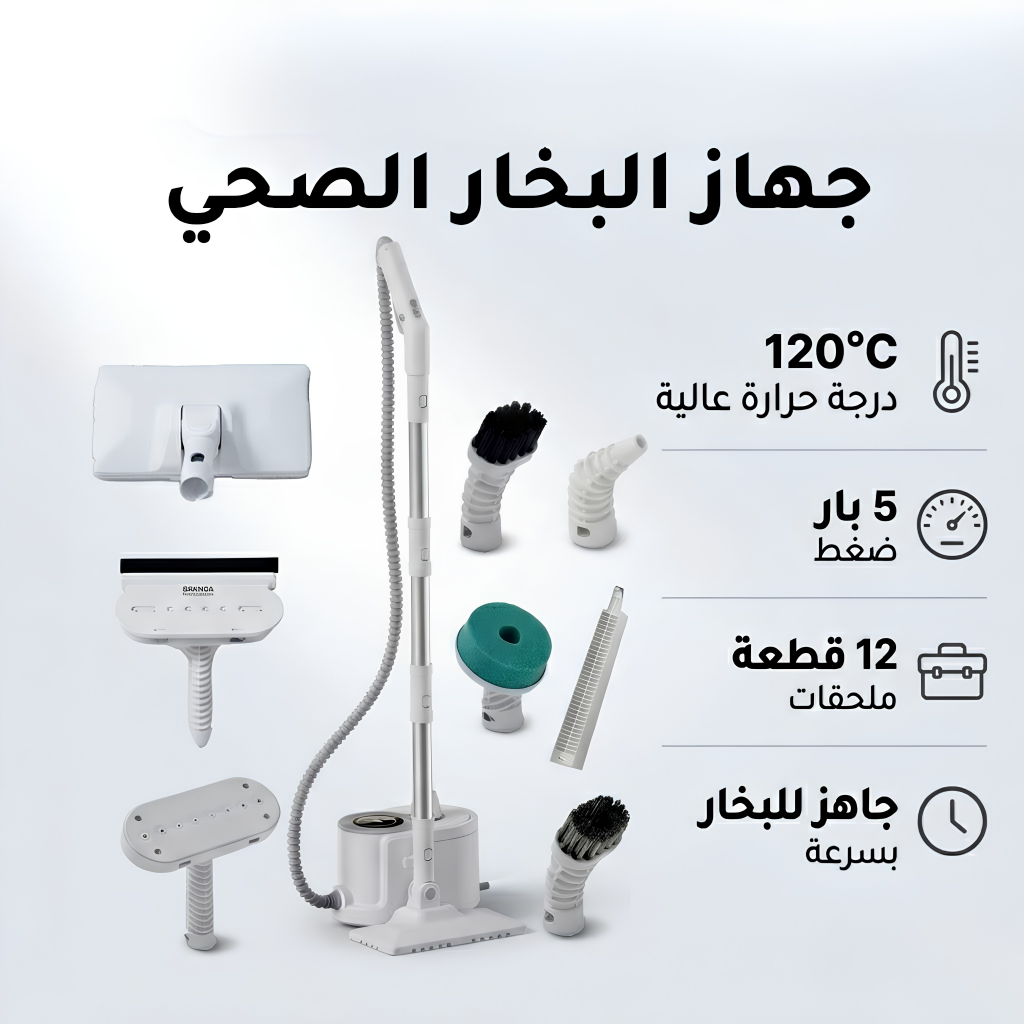 BRKNDA Steam Cleaner – 5 Bar Pressure