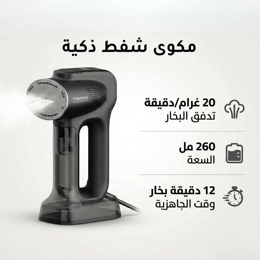 مكواة بخار محمولة بركندة