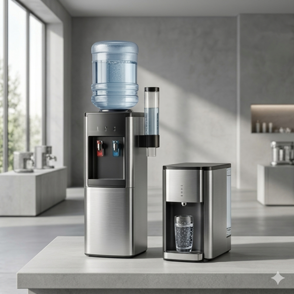 Water coolers and refrigerators