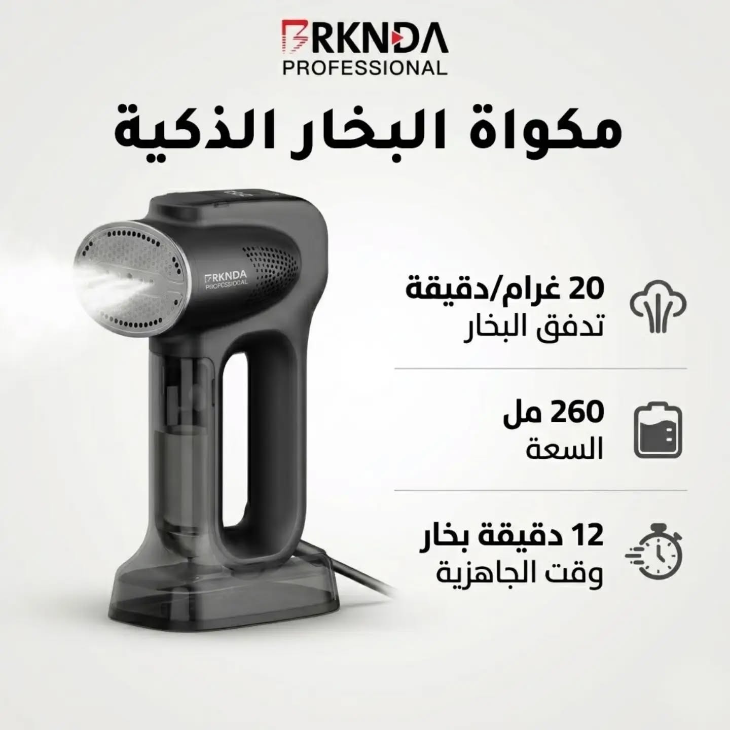 BRKNDA Portable Garment Steamer