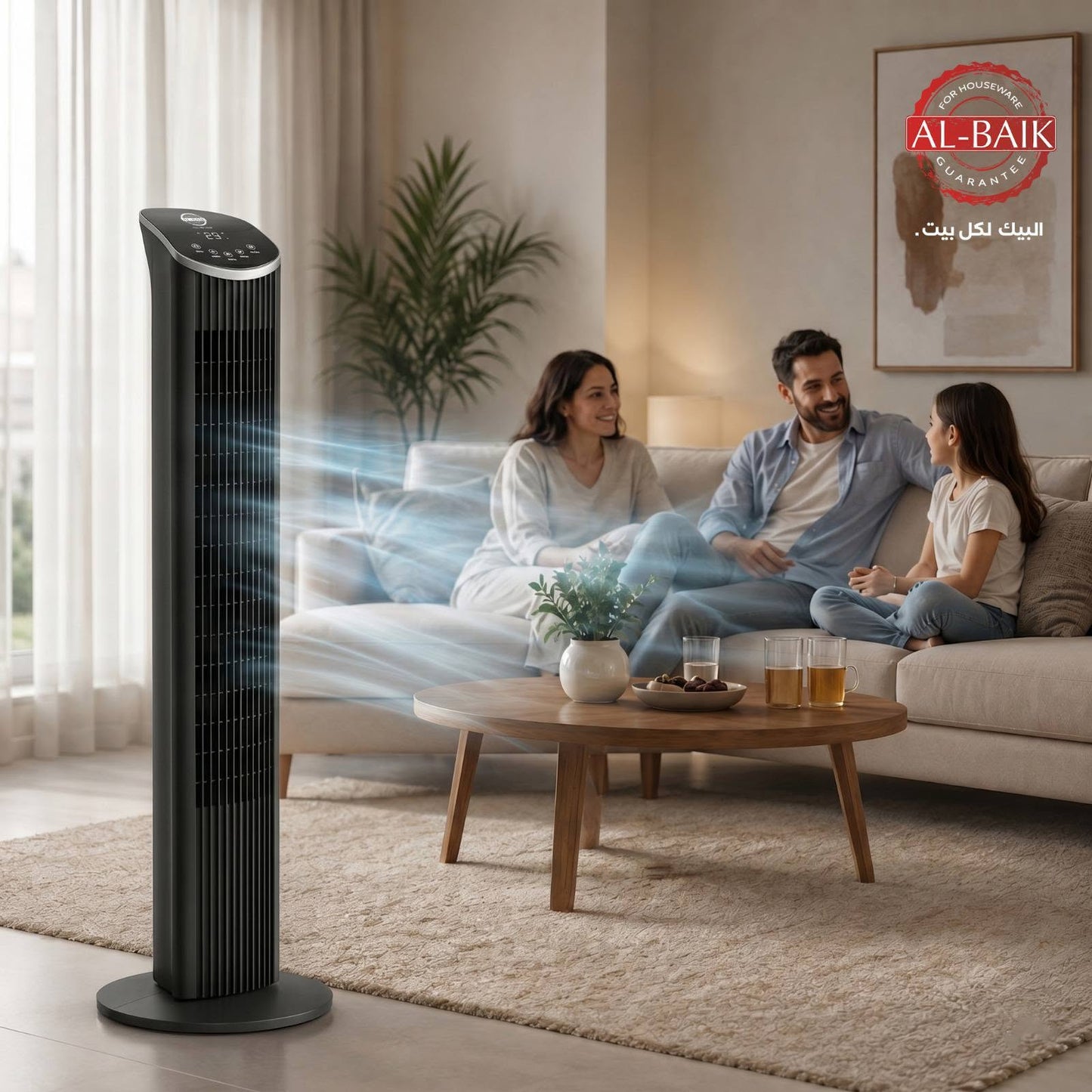 AL-BAIK VITA RH 46" Tower Fan