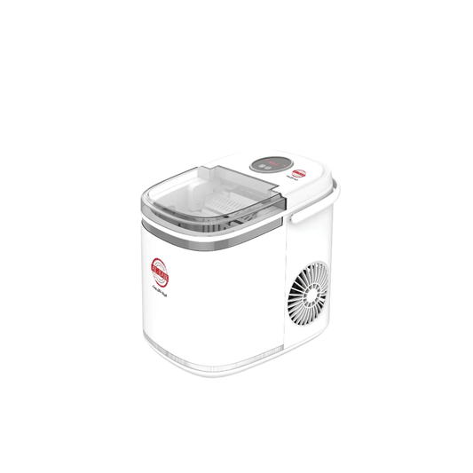 AL-BAIK Digital Ice Maker – 130W | Touch Control | Self-Cleaning | Up to 15kg Ice Per Day