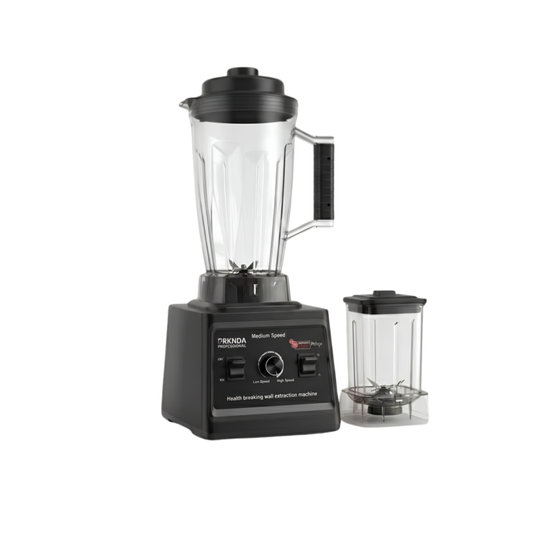 BRKNDA Black Commercial Blender – 3L Capacity
