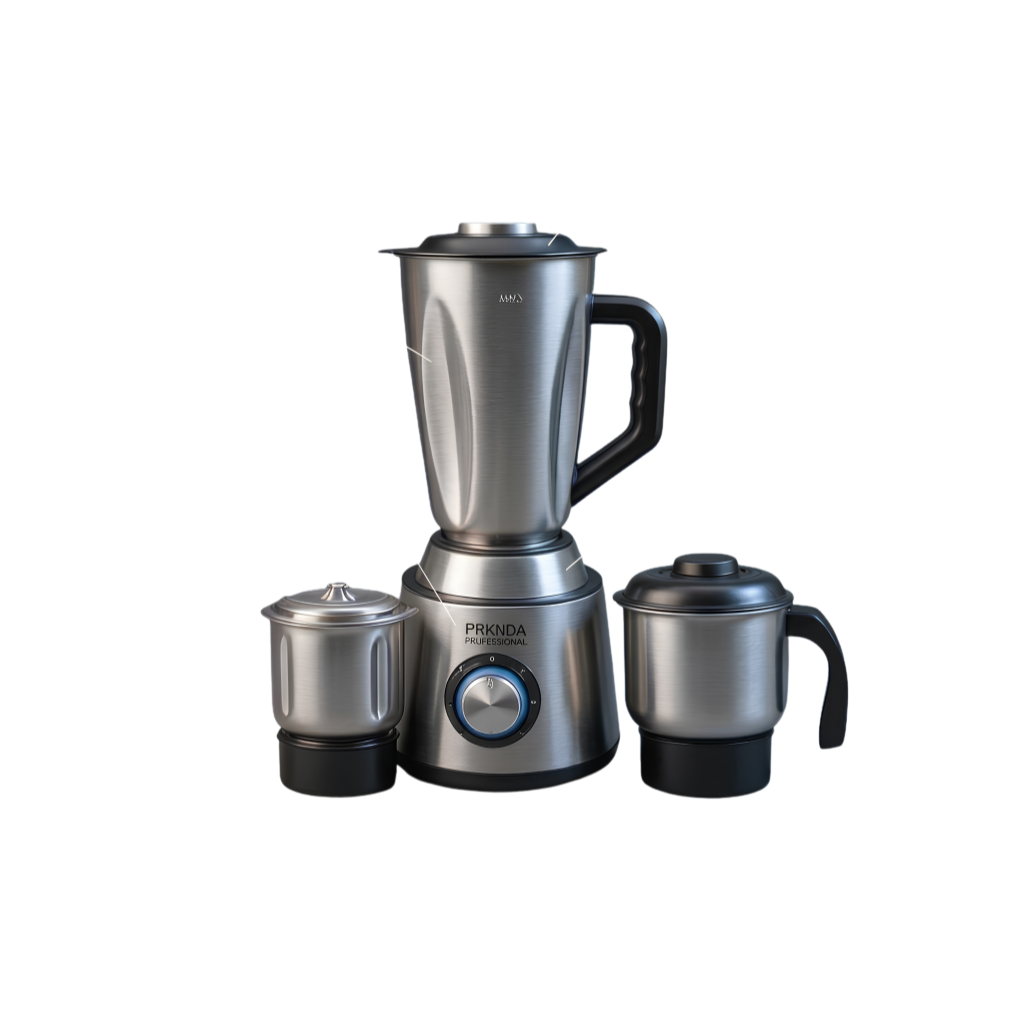 Brknda Professional 3-in-1 Blender | Multi-Purpose Chopper & Coffee/Spice Grinder
