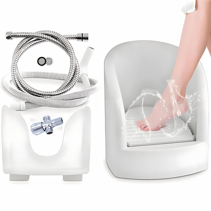 Elderly Wudu Assistant | Automatic Foot Washer for Ablution (No Electricity)